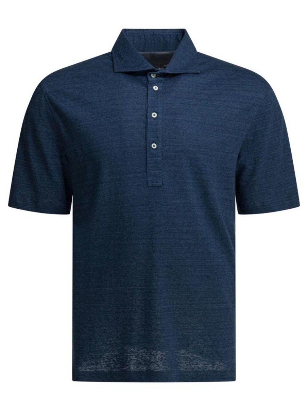Brunello Cucinelli Linen And Cotton Mélange Jersey Polo Shirt Tag Size XL Men